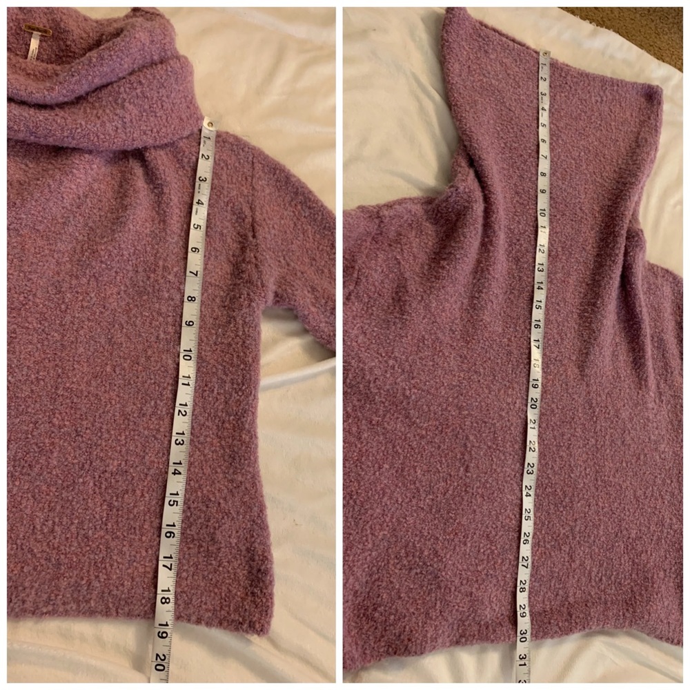 Free People Stormy Pullover Sweater in Lavender L - Picture 4 of 7